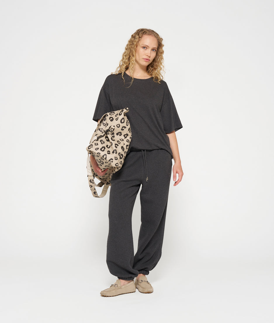 weekend bag leopard | oyster