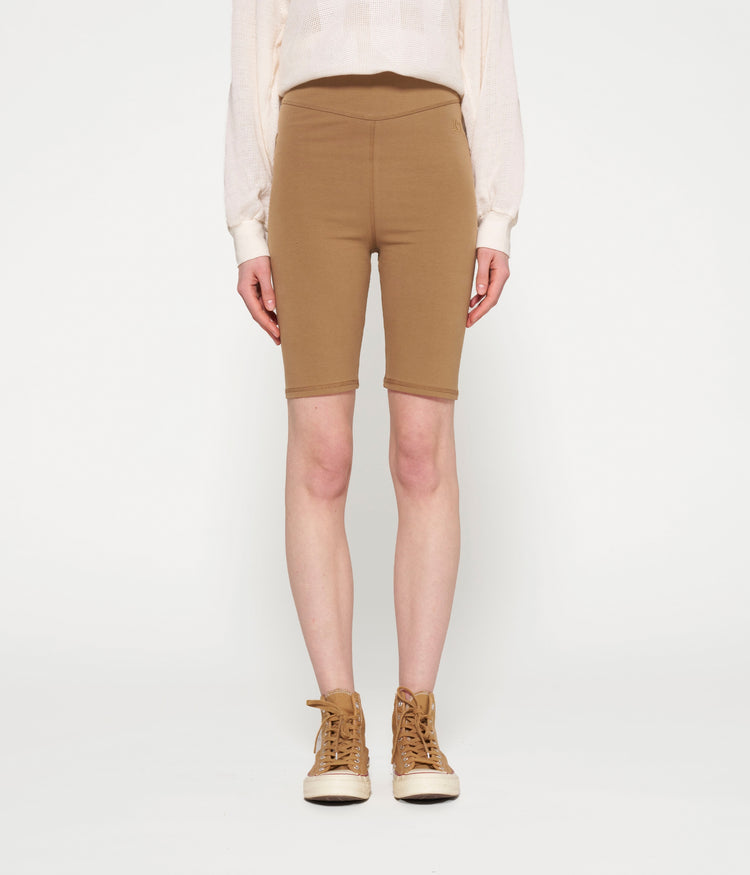 cycling shorts | cedar brown