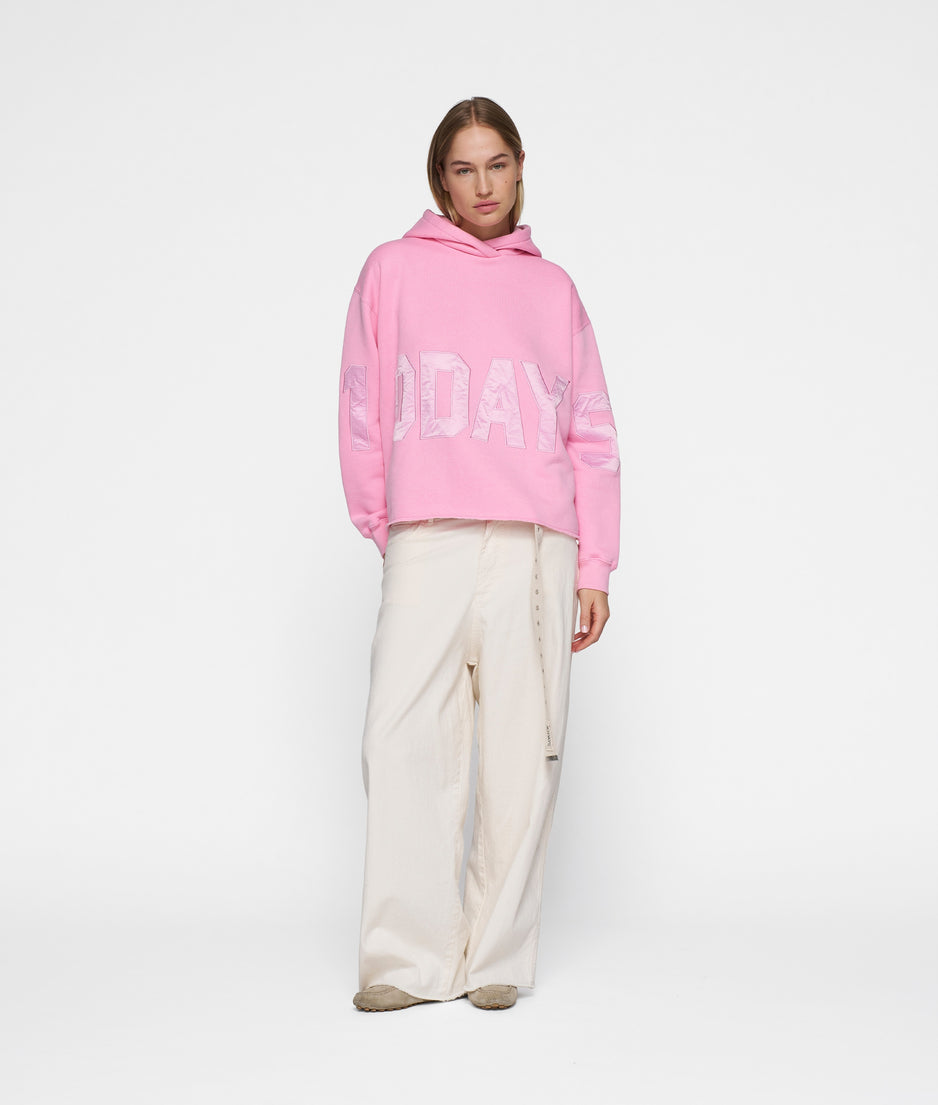 statement logo hoodie | pink