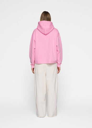 statement logo hoodie | pink