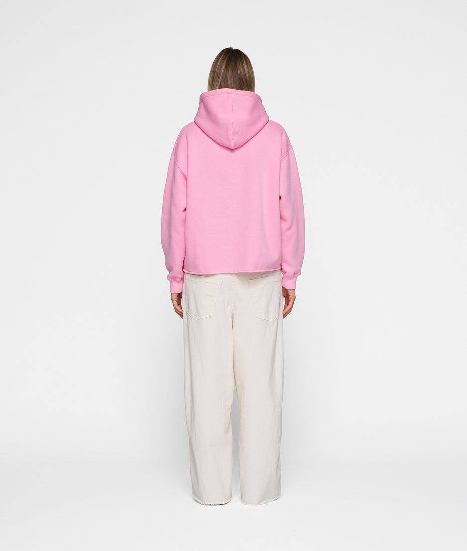 statement logo hoodie | pink