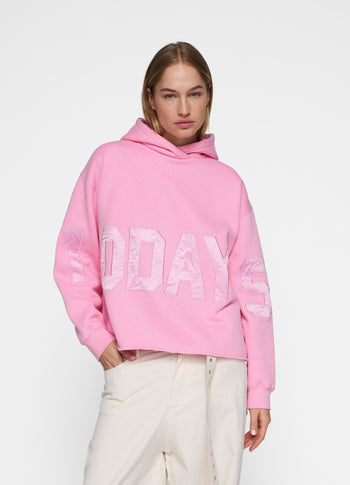 statement logo hoodie | pink