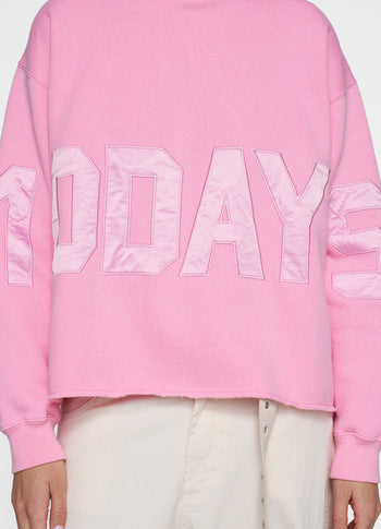 statement logo hoodie | pink