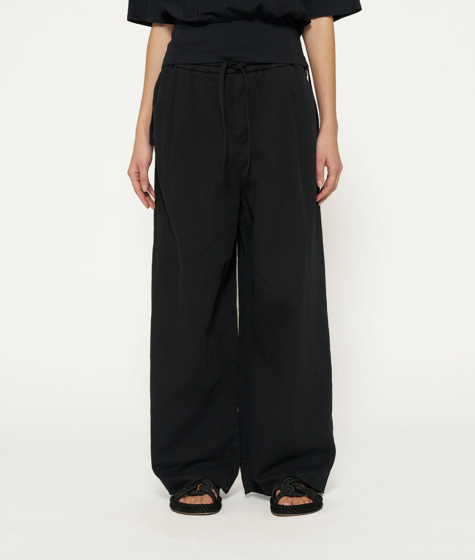 THE WIDE LEG PANTS | black