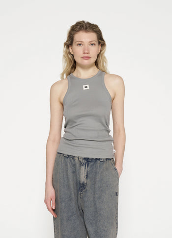 tank top rib | graphite