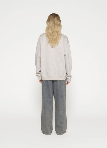 statement sweater | light grey melee