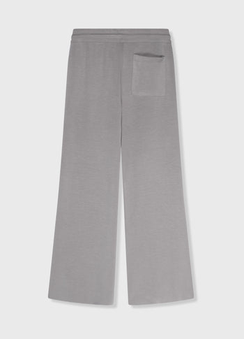 flared jogger scuba | graphite