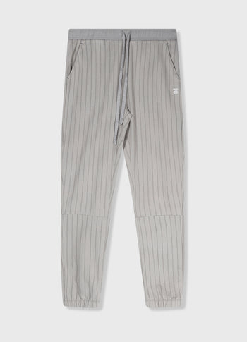 cropped jogger pinstripe | graphite