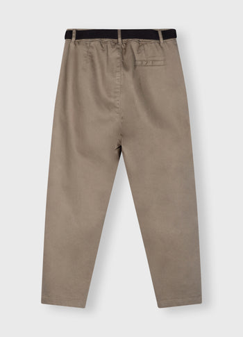 belted pants jog denim | sage