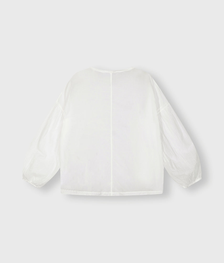 balloon sleeve blouse | ecru