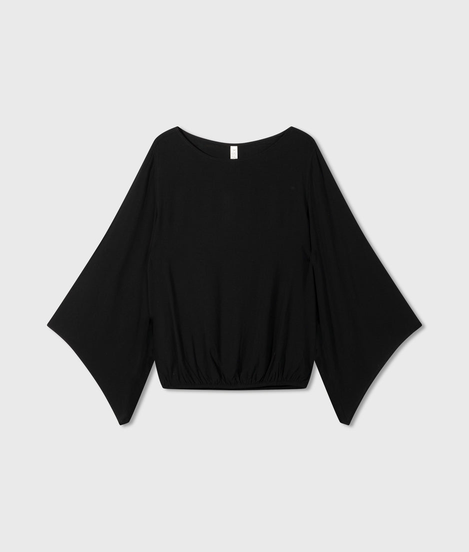 flowy blouse | black