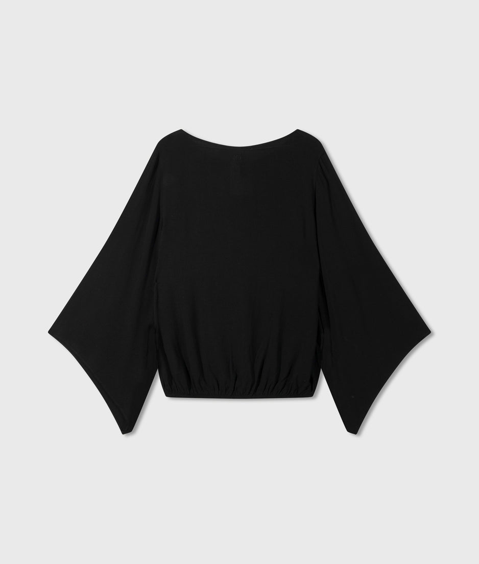 flowy blouse | black