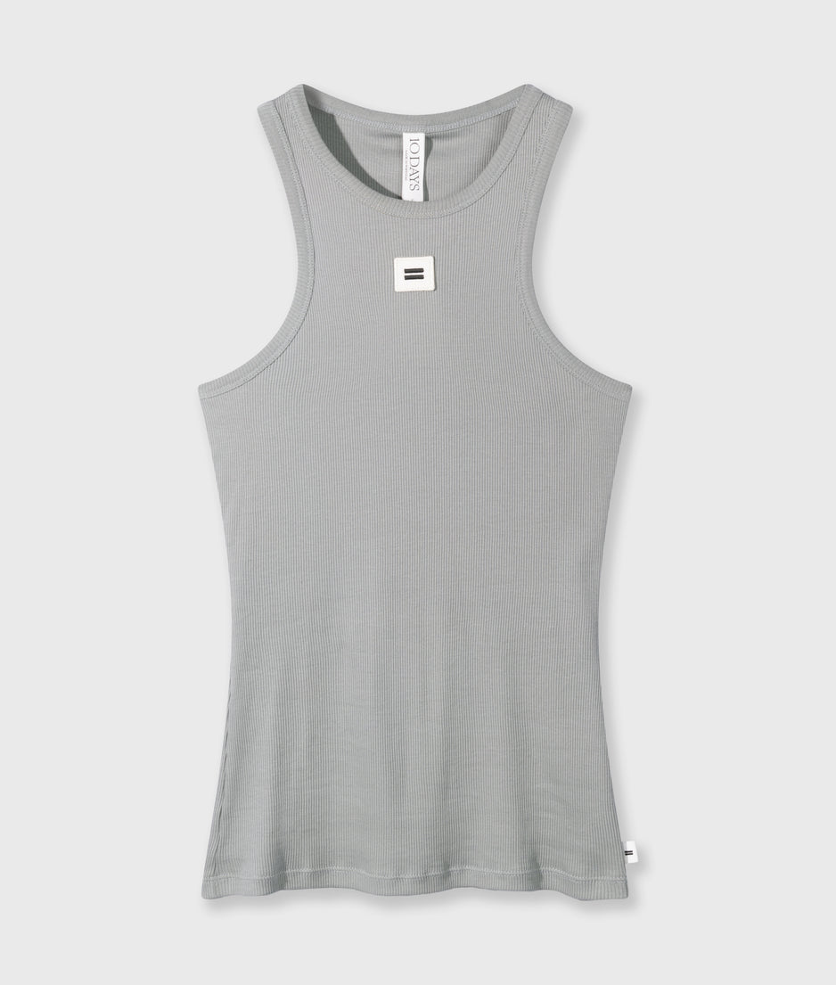 tank top rib | graphite