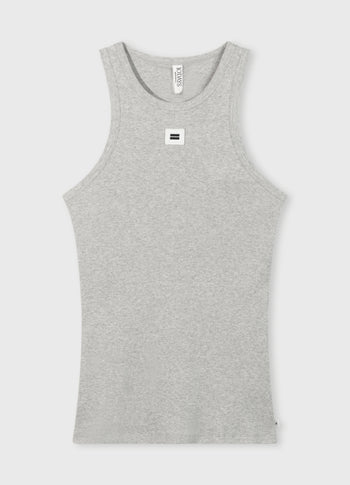 tank top rib | light grey melee