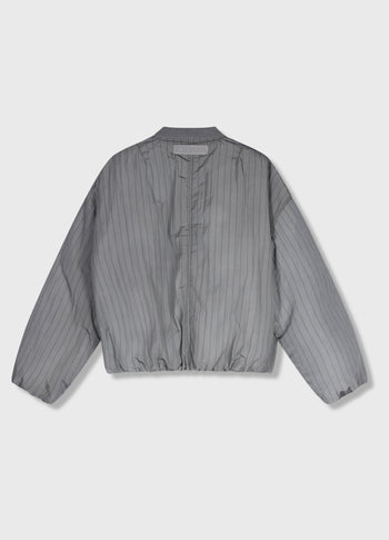 bomber jacket pinstripe | graphite