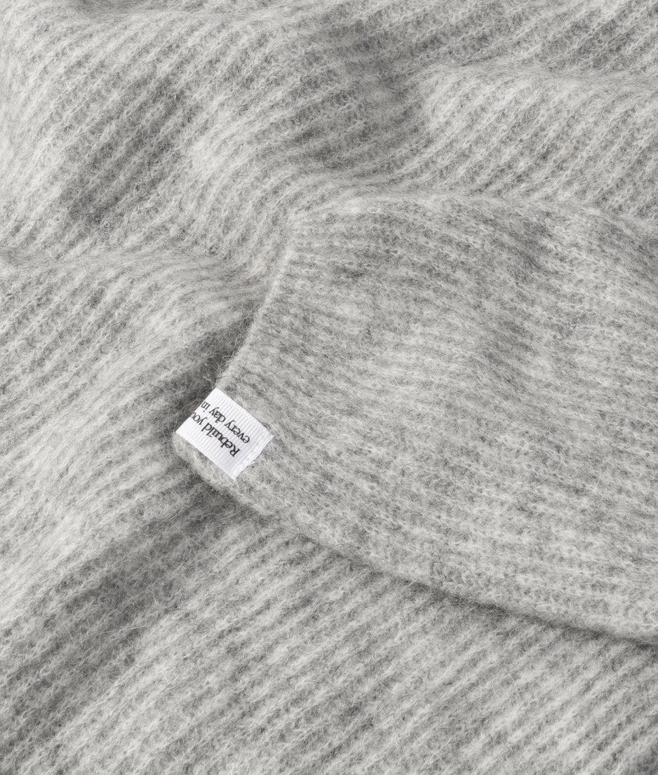 coll sweater soft knit | light grey melee