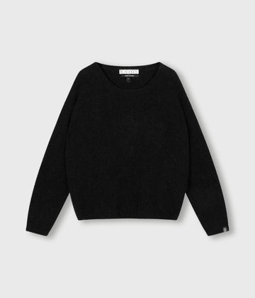 sweater soft knit | black