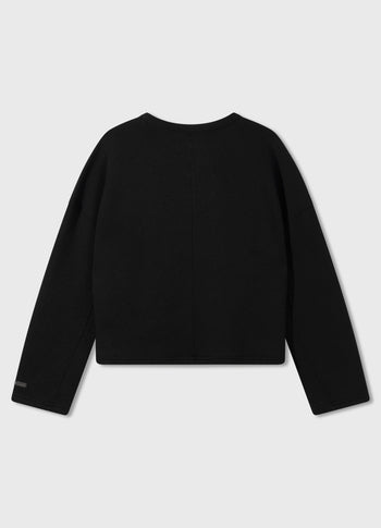 sweater smock | black