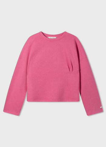 sweater smock | bright pink