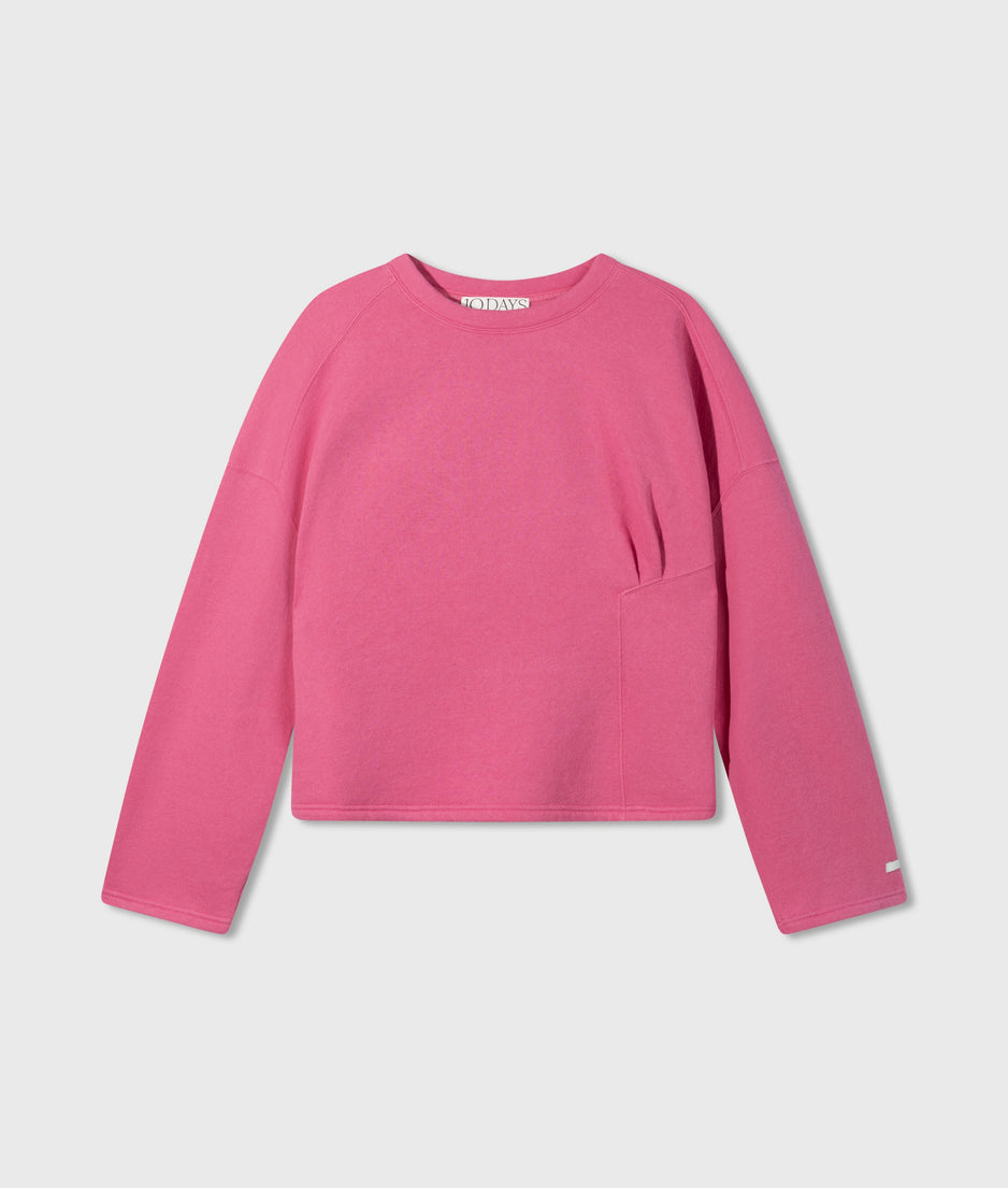 sweater smock | bright pink