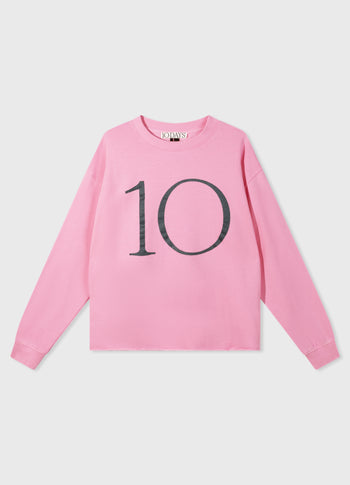 sweater logo | pink