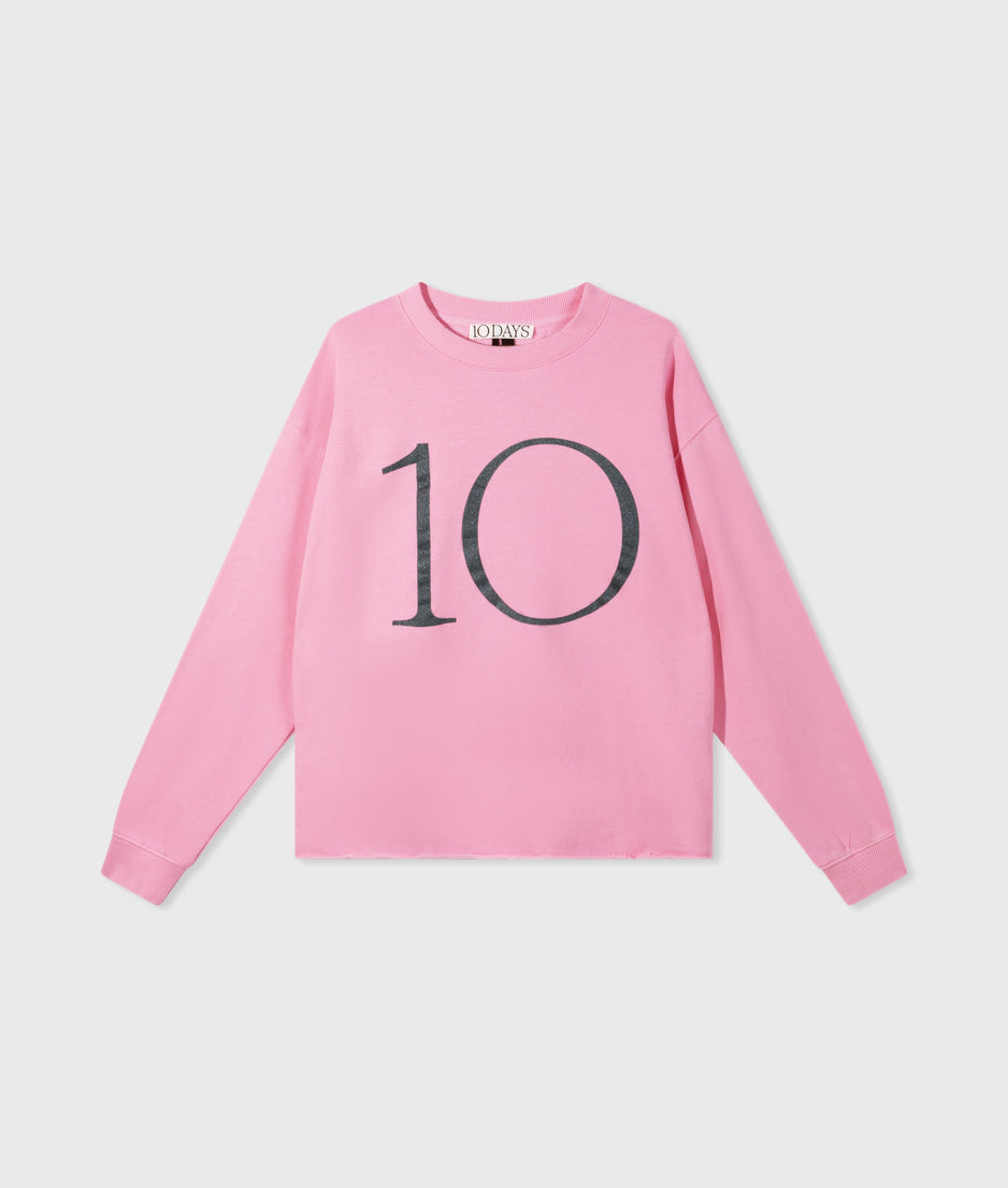 sweater logo | pink