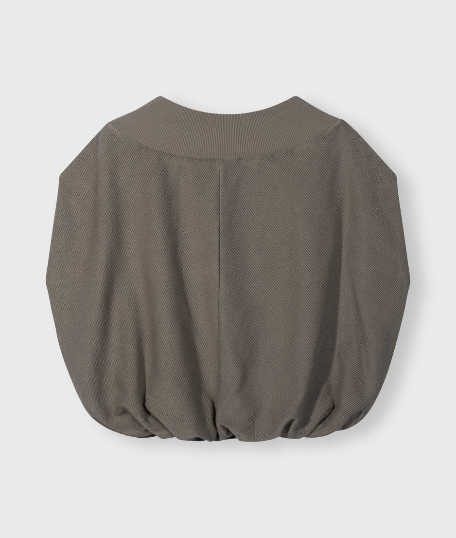 sleeveless balloon sweater | sage