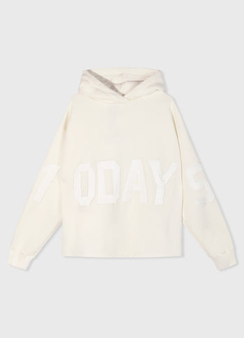 statement logo hoodie | light natural