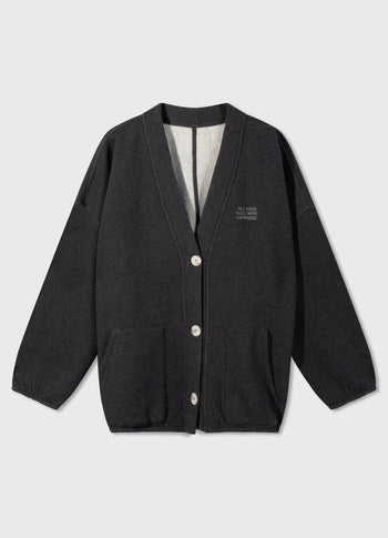 baseball cardigan fleece | antra melee