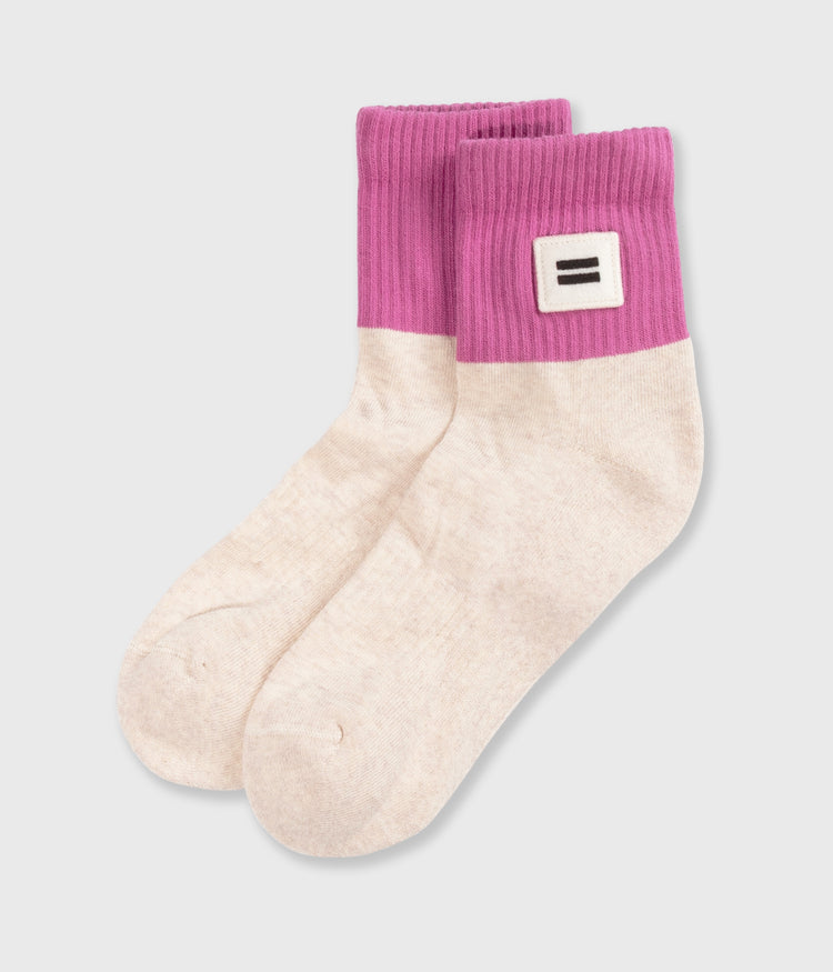 socks logo | soft white melee