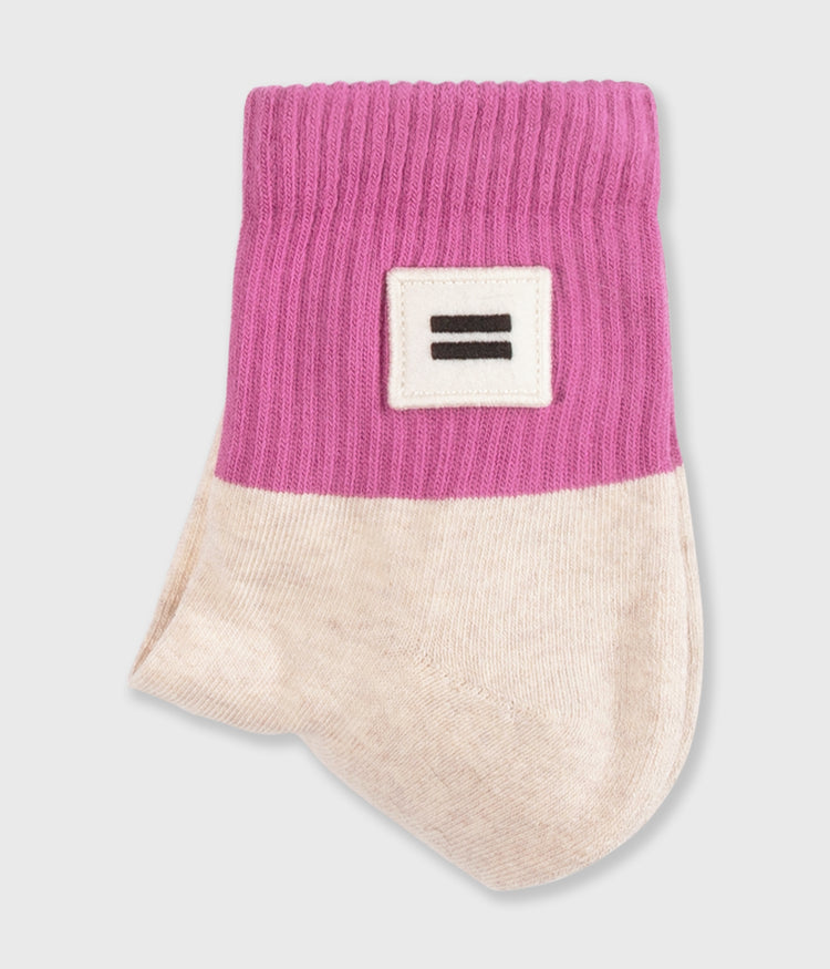 socks logo | soft white melee