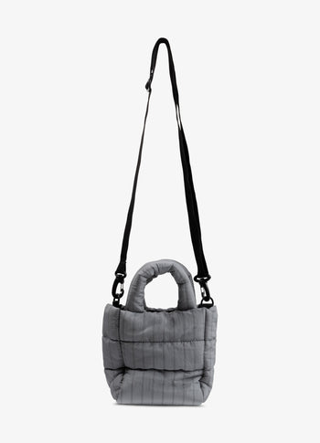 padded bag pinstripe | graphite