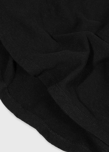 THE LONG SLEEVE LINEN | black