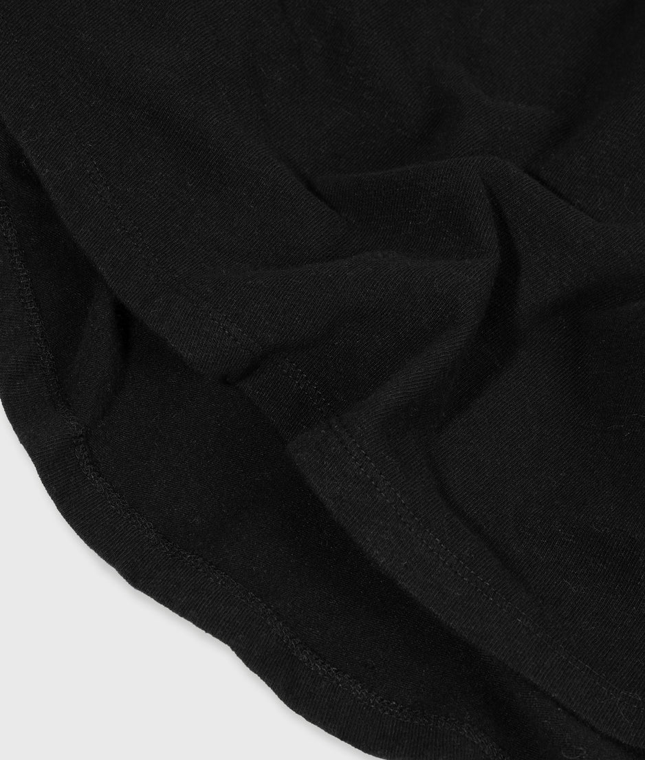 THE LONG SLEEVE LINEN | black