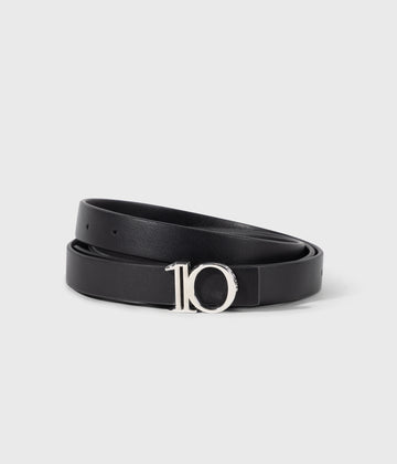 THE MONOGRAM BELT | black