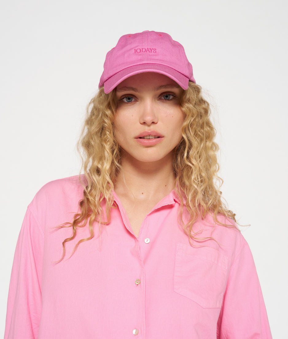 cotton cap | pink