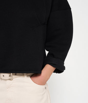 sweater smock | black