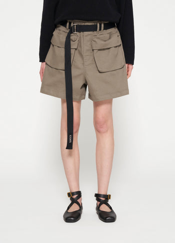 utility shorts | sage