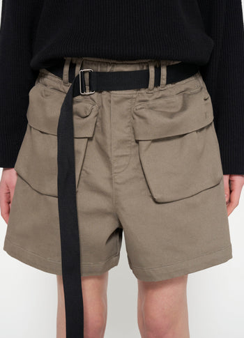 utility shorts | sage