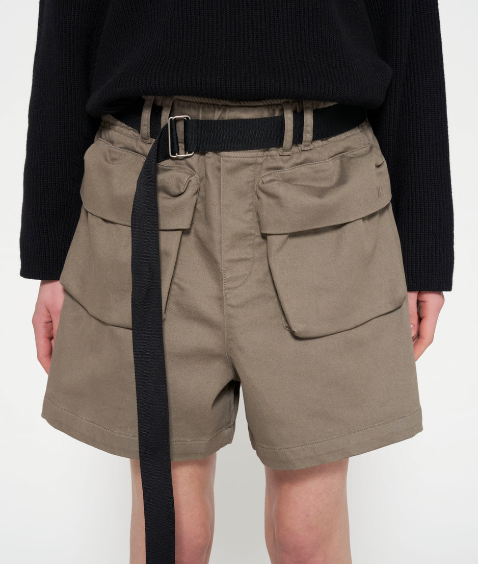 utility shorts | sage