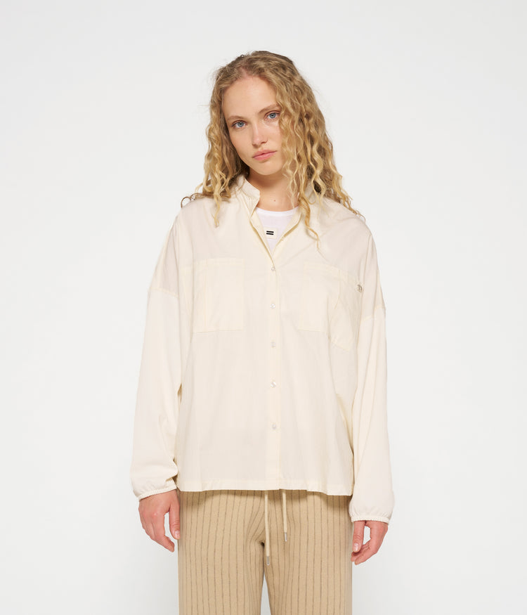 poplin shirt | light natural