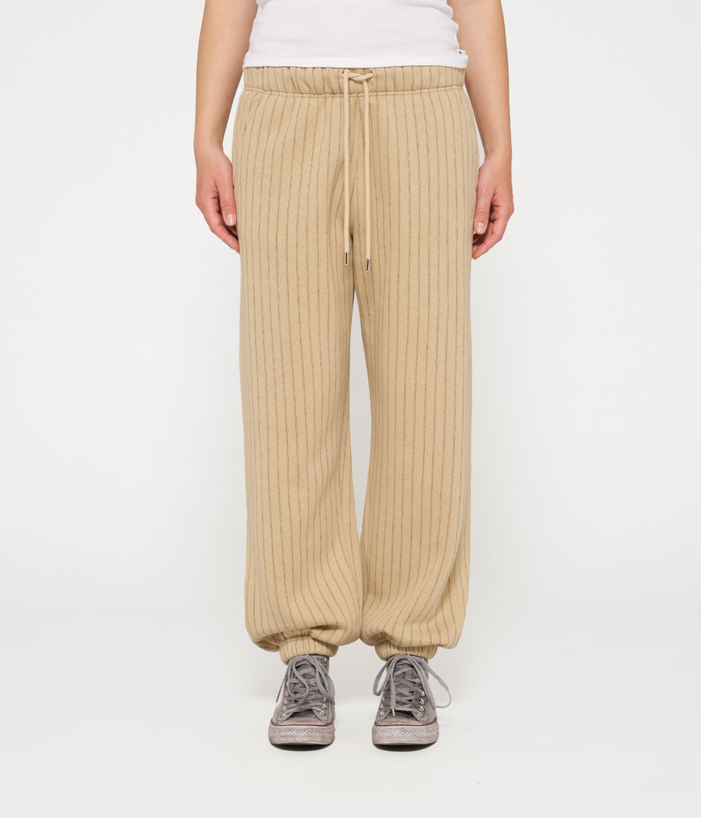 Bar jogger foam pinstripe | light latte