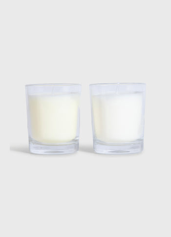 unexpectedly simple scented candle set | multicolor