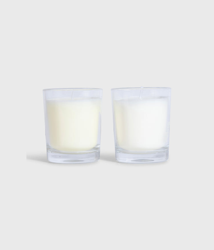 unexpectedly simple scented candle set | multicolor