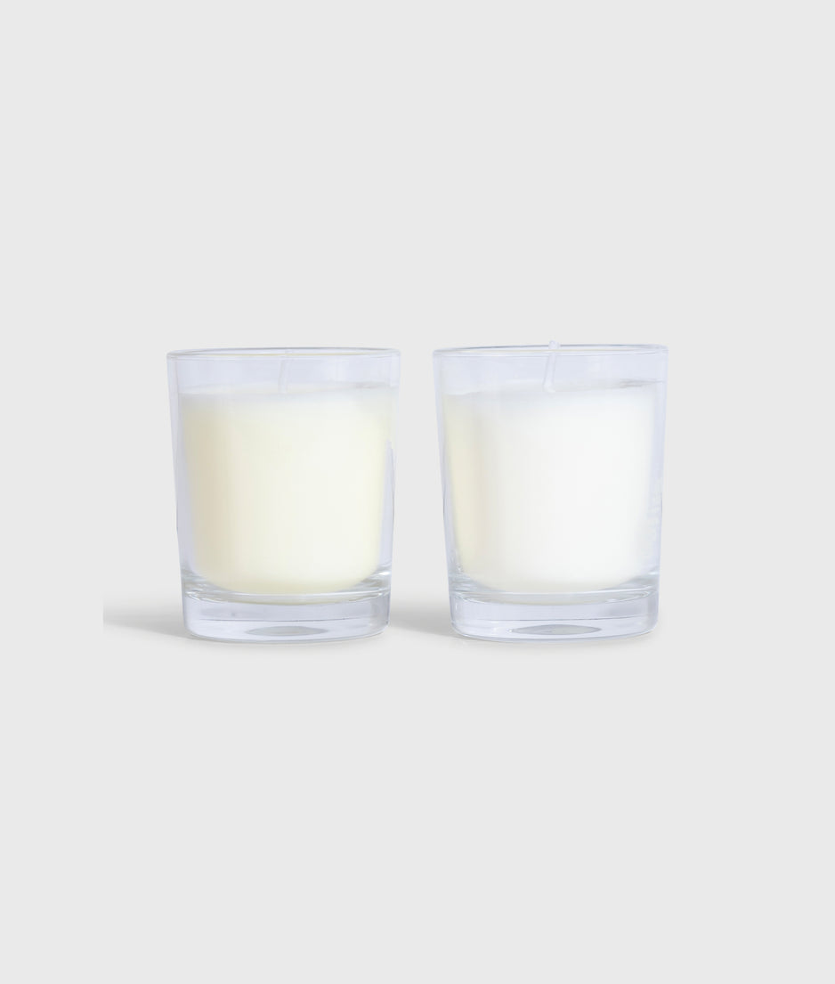 unexpectedly simple scented candle set | multicolor