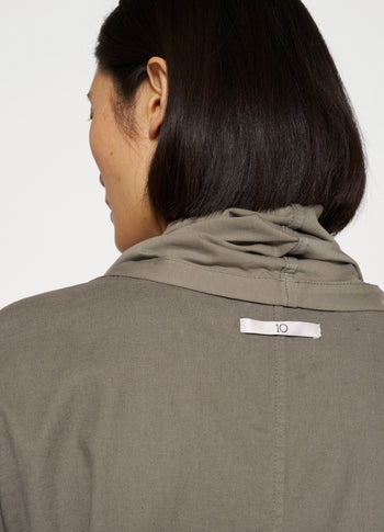 long wellness jacket | sage