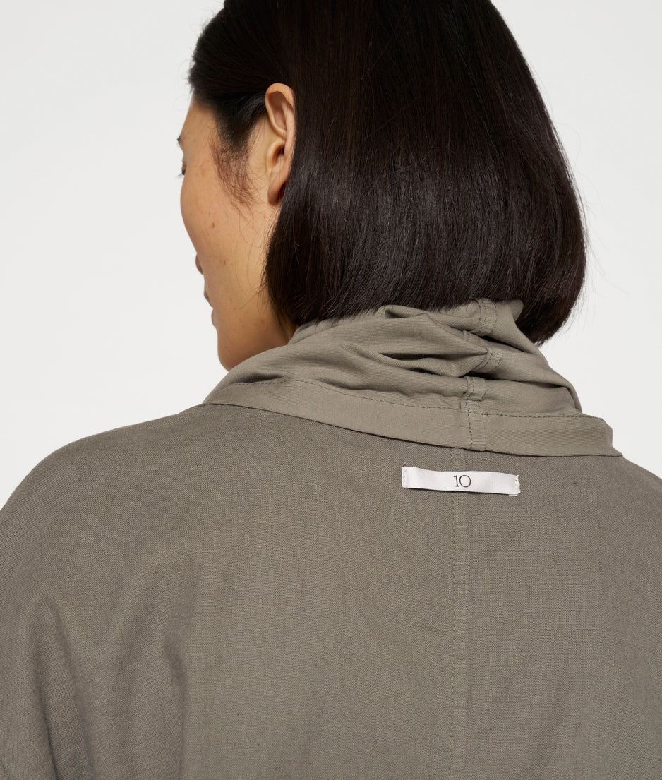 long wellness jacket | sage