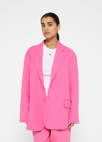 the power blazer | bright pink