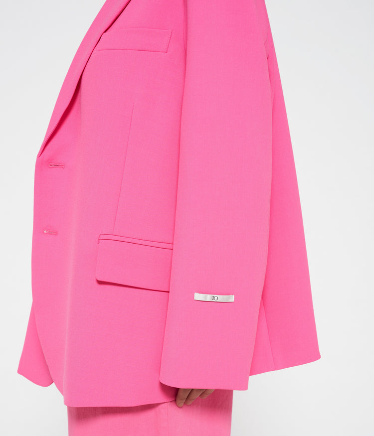 the power blazer | bright pink