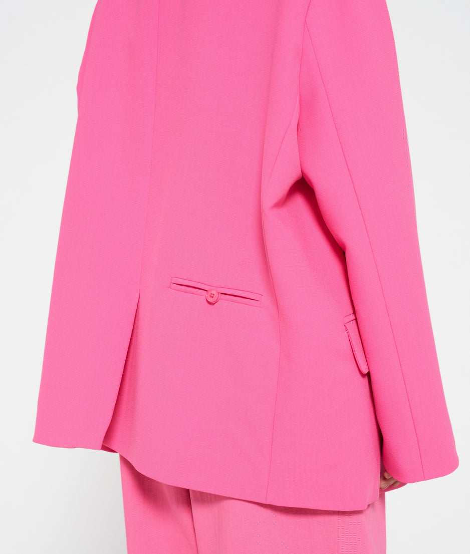 the power blazer | bright pink